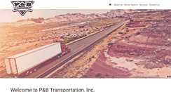Desktop Screenshot of pbtransportation.com